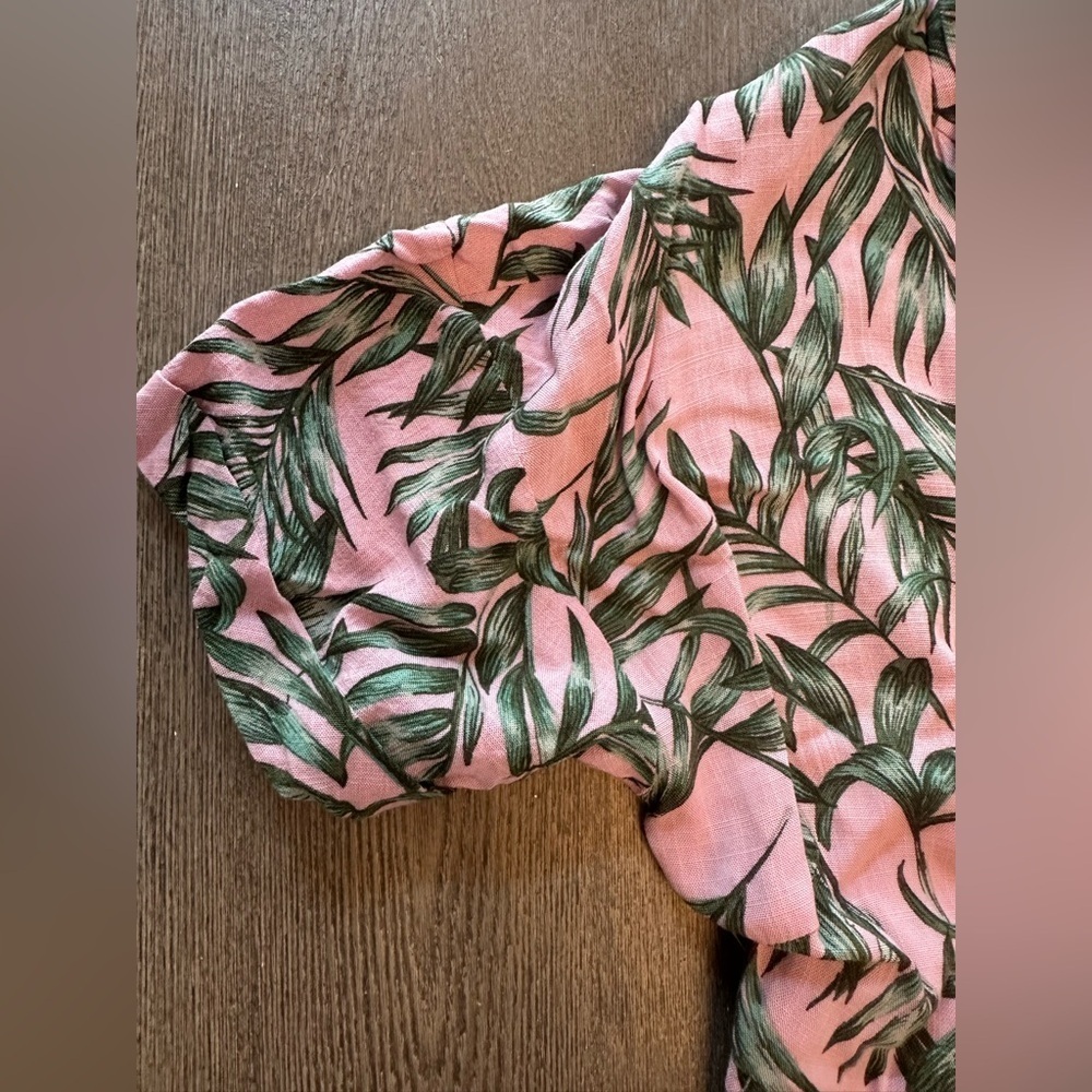 LUCY PARIS PALM BEACH RESORT BUTTON FRONT CROPPED JUMPSUIT - Size XS SKU:427 - Picture 6 of 11
